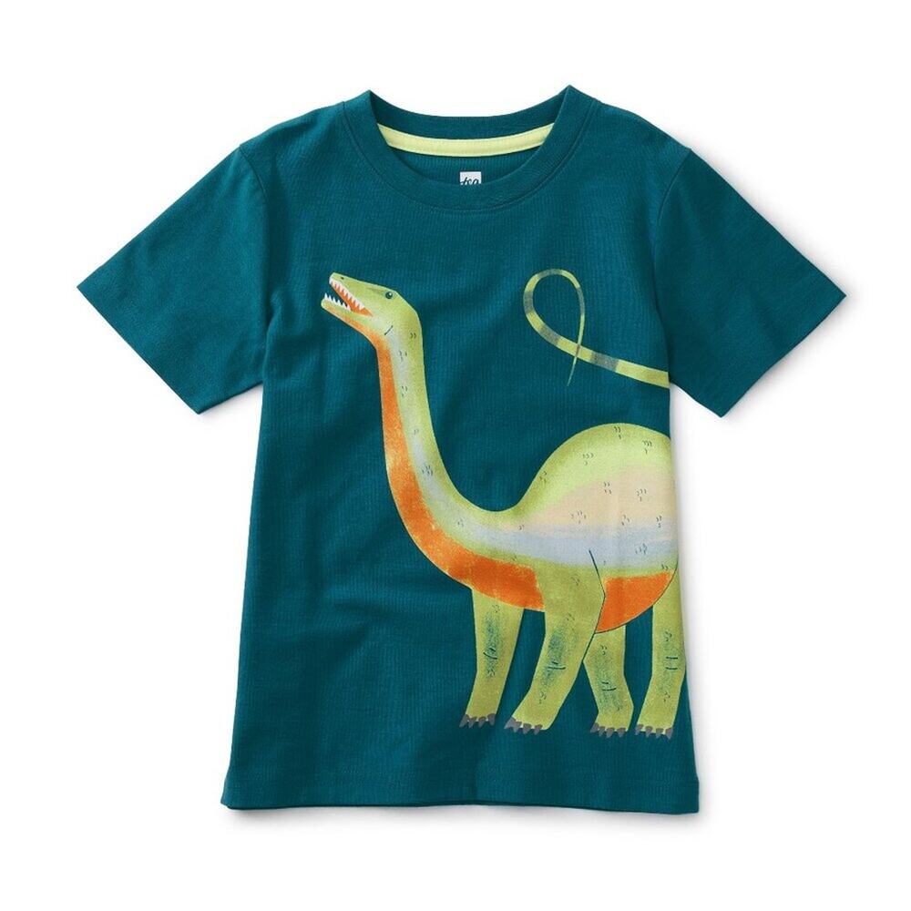 Tea Collection Bold Brontosaurus Graphic Tee, 12 - NWT